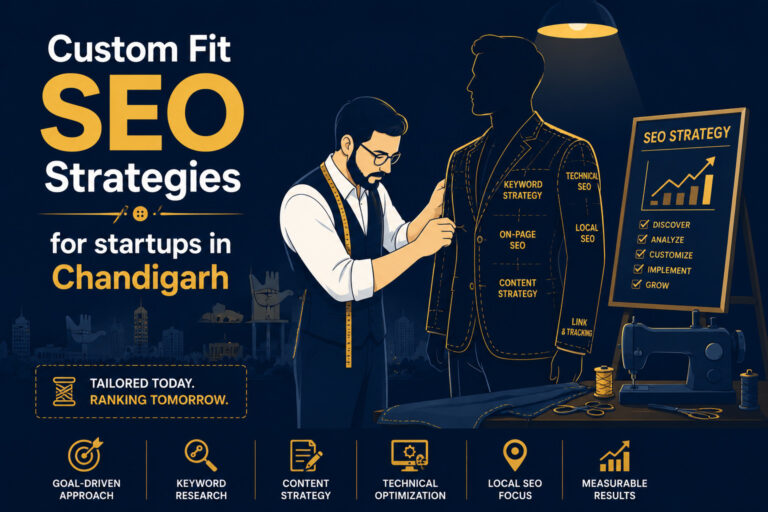 Custom Fit SEO Strategies for startups in Chandigarh