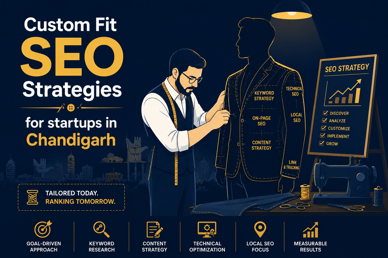 Custom Fit SEO Strategies for startups in Chandigarh