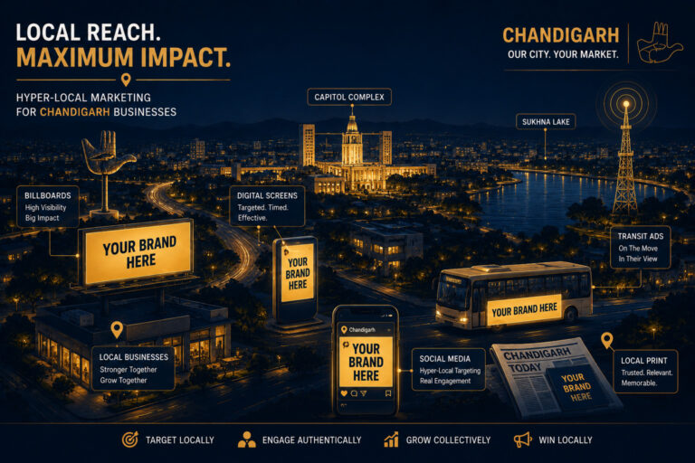 Why hire a local advertising company in Chandigarh?