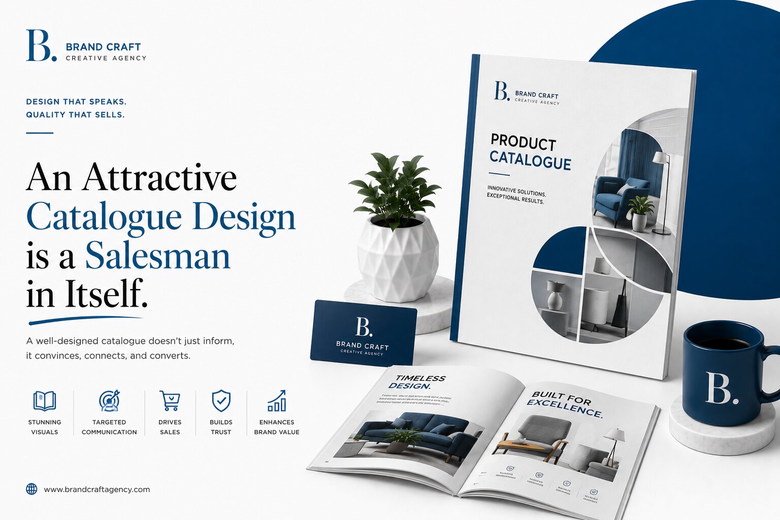 An Attractive Catalogue Design is a Salesman in Itself