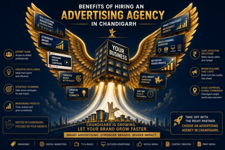 Benefits of hiring an advertising agency in Chandigarh