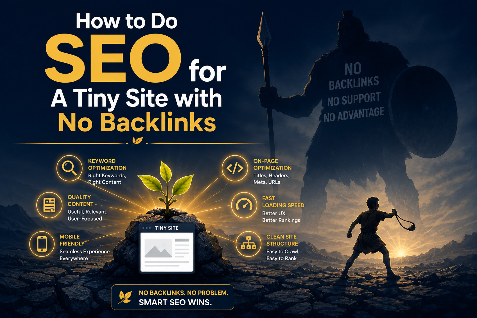 How to Do SEO for A Tiny Site with No Backlinks