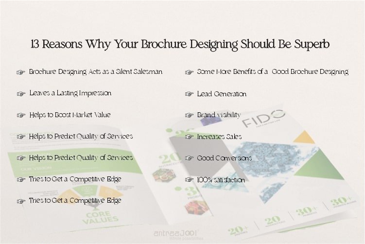 13 Reasons Why Your Brochure Designing Should Be Superb