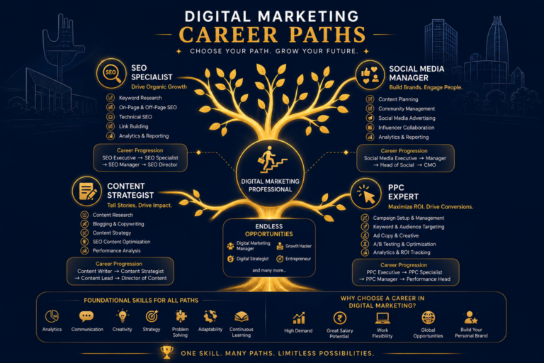 What are the Career Options after Digital Marketing in Chandigarh?