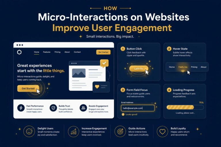 How Micro-Interactions on Websites Improve User Engagement