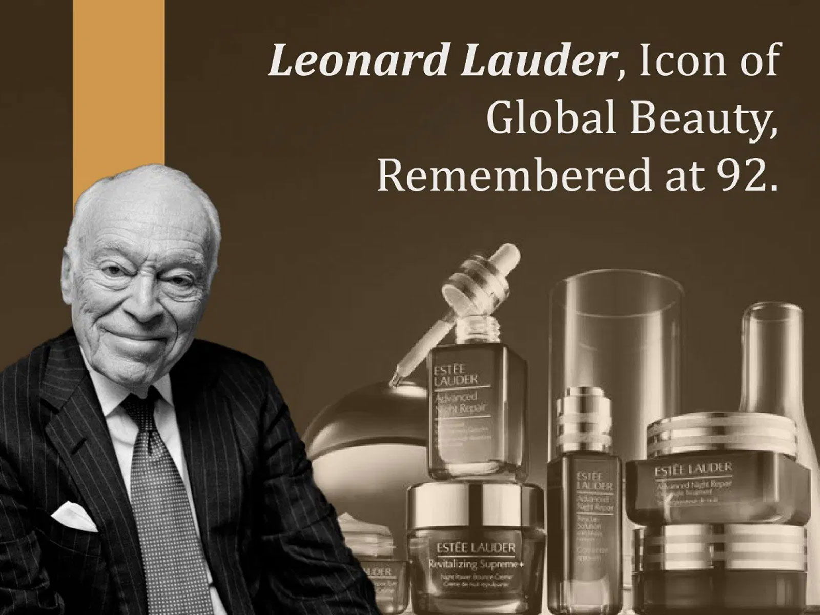Leonard Lauder (1933–2025): The Architect of a Beauty Empire