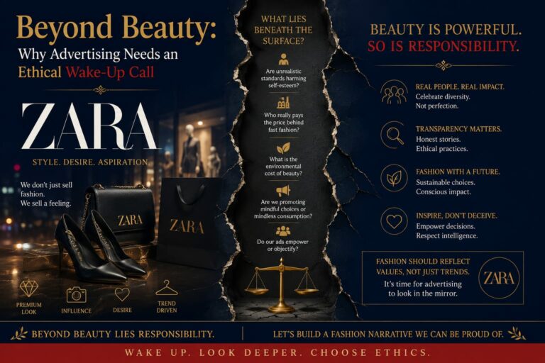Beyond Beauty: Why Advertising Needs an Ethical Wake-Up Call keeping Zara in Focus