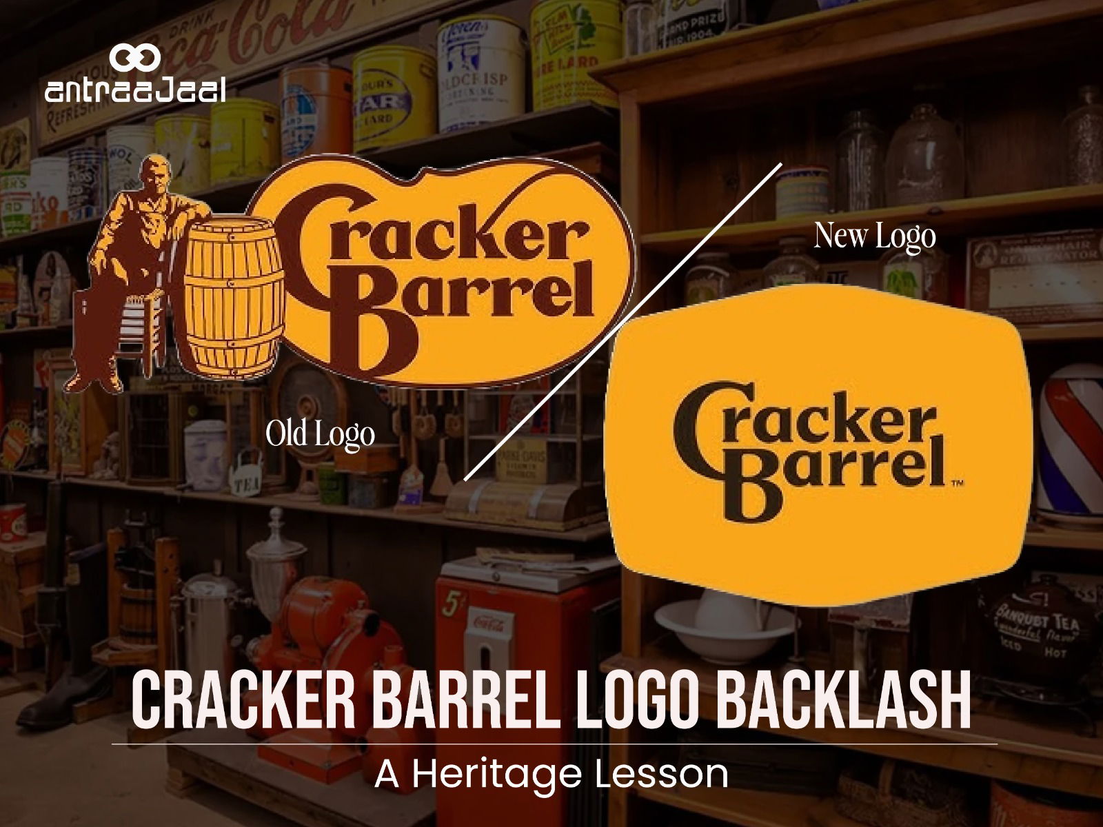 Cracker Barrel’s Logo Redesign Backlash: A Branding Lesson in Heritage & Identity