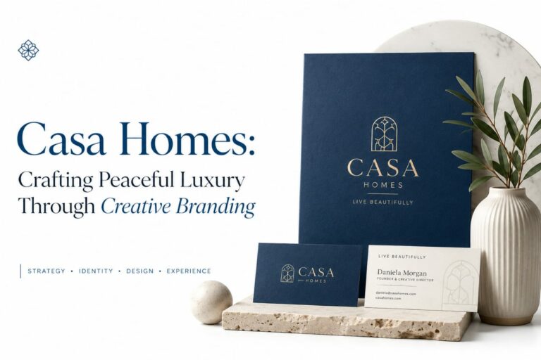 Casa Homes: Crafting Peaceful Luxury Through Creative Branding