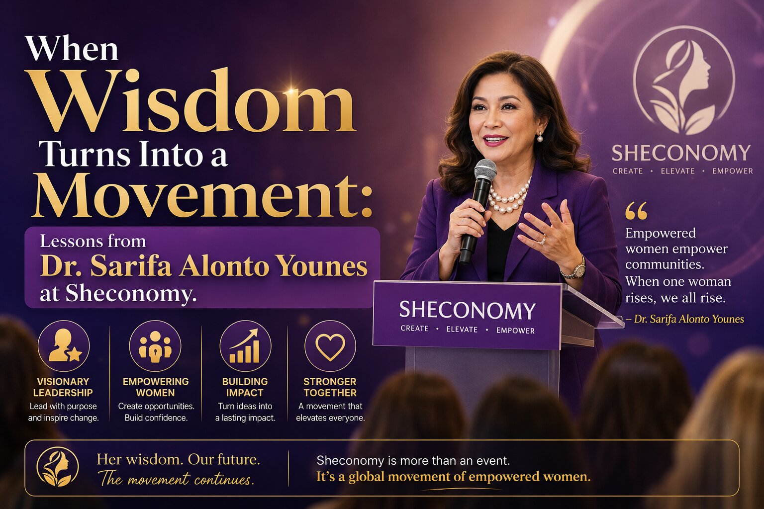 When Wisdom Turns Into a Movement: Lessons from Dr. Sarifa Alonto Younes at Sheconomy