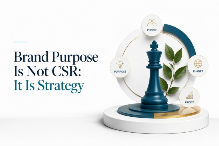 Brand Purpose Is Not CSR: It Is Strategy